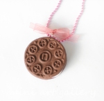 Gemista Papadopoulou biscuit necklace handmade polymer clay