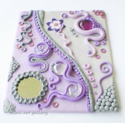 journal cover_ handmade polymer clay 1