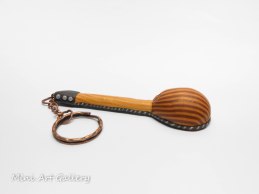 Mpouzouki - Bouzouki - keychain - Greek musical instruments / polymer clay miniature