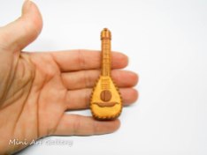 Lute - Greek musical instruments / polymer clay miniature