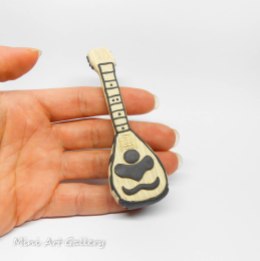 Lyre - Greek musical instruments / polymer clay miniature